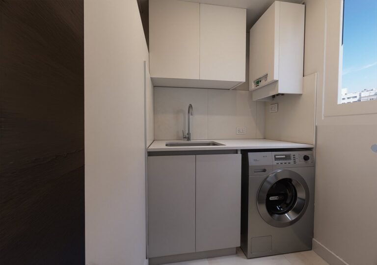 Render del lavadero, departamento de 59 m² al frente, 59 e/ 9 y 10